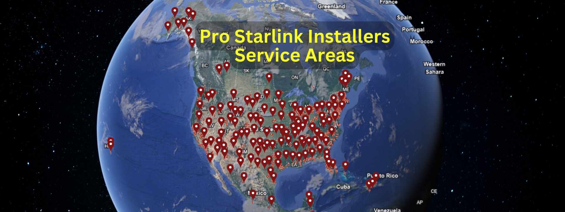 Pro Starlink Installers Service Areas