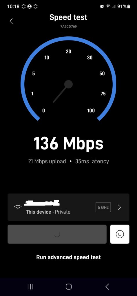 Starlink Speed Test