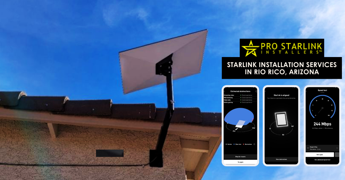 Starlink Installation Rio Rico Arizona