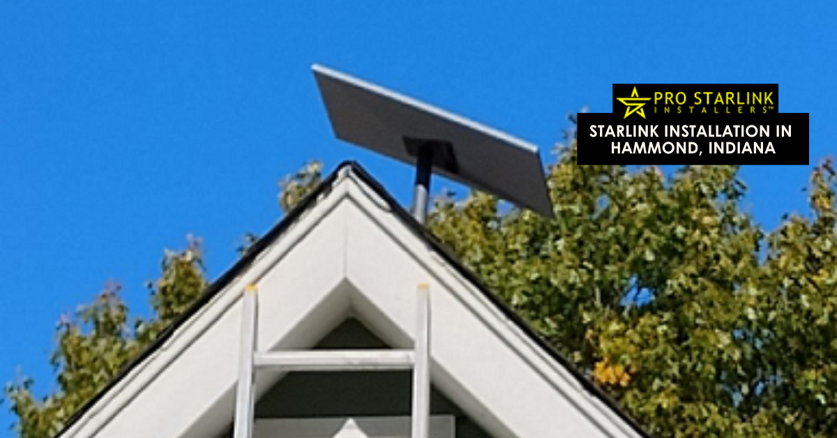 Starlink installation Hammond Indiana