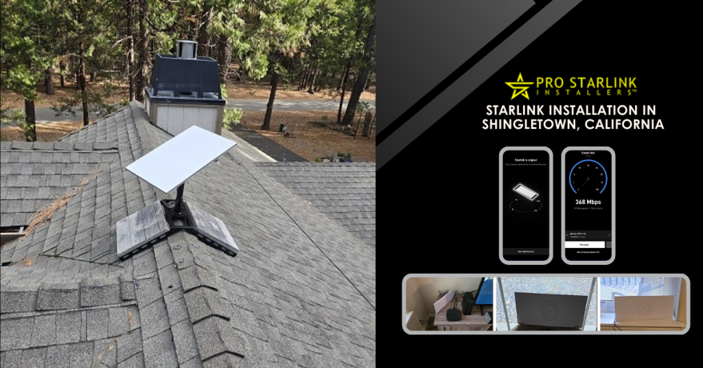 Starlink Installation Shingletown California