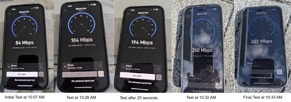 Starlink Internet Speed Tests in Sebastian FL