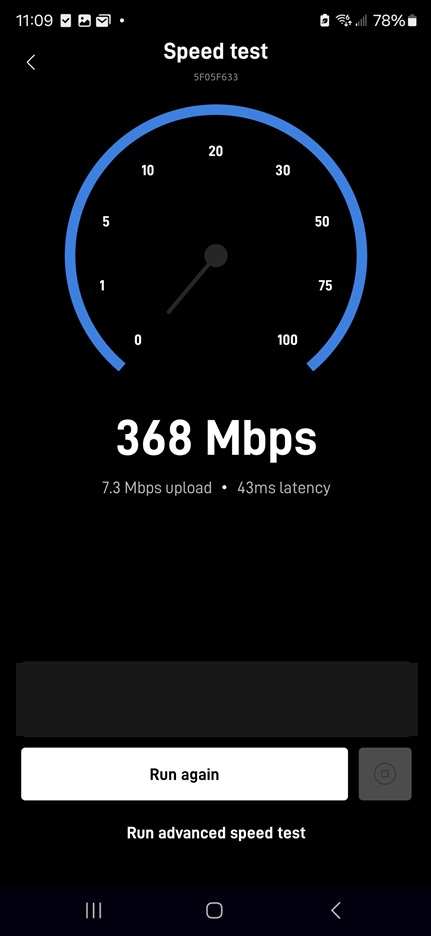 Starlink Speed test in Shingletown CA