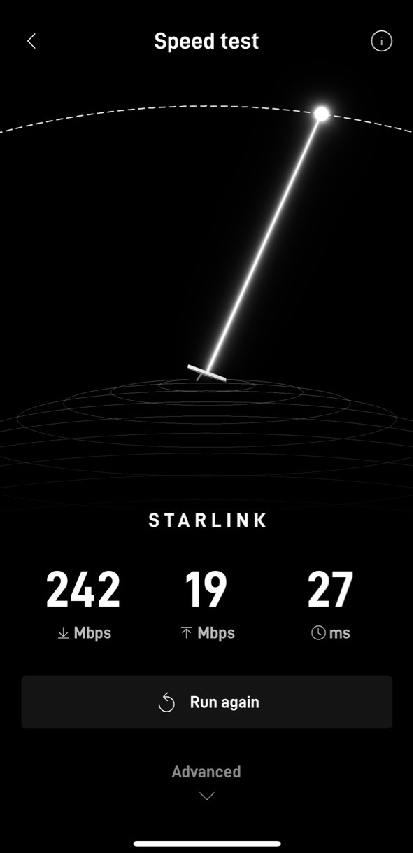 Starlink Speed test Princess Anne MD