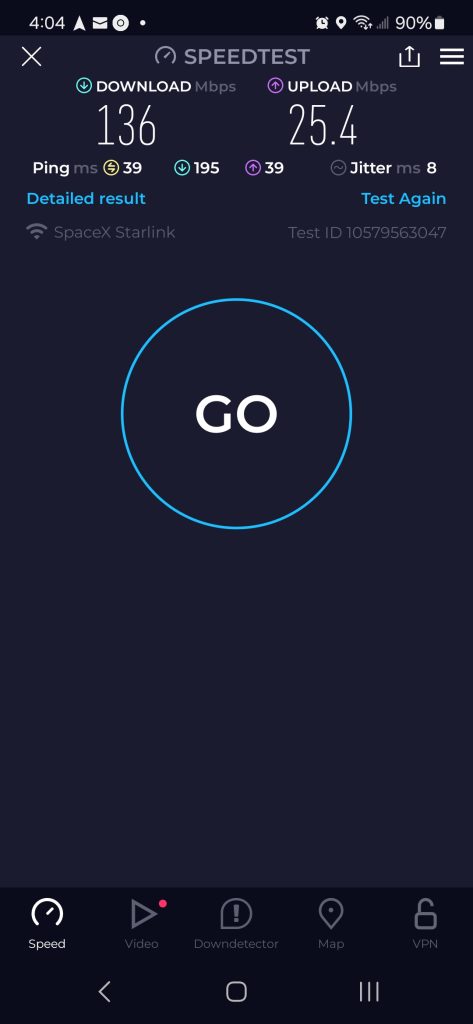 Starlink Installation Bonanza OR Starlink App Speed Test