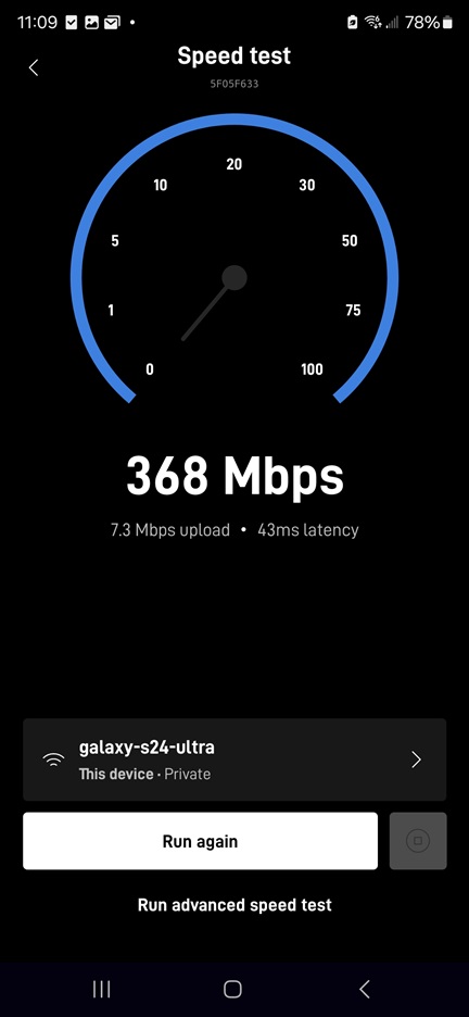 Starlink Installation Santa Fe,, NM Speed Test