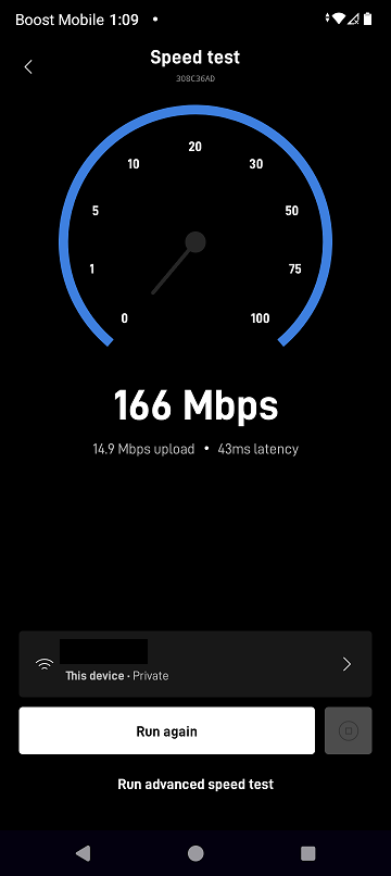 Starlink Business Installation Woodville MS Speed Test