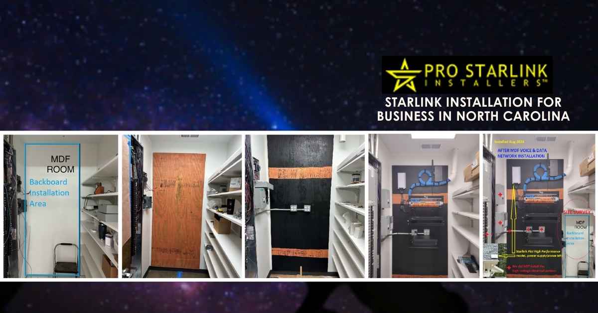 Starlink Business Installation North Carolina