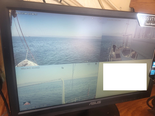 Marine camera installation with remote control on boats