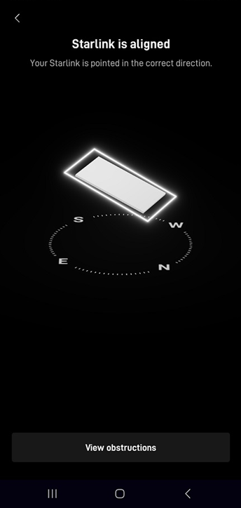 Starlink alignment test in Eddyville KY