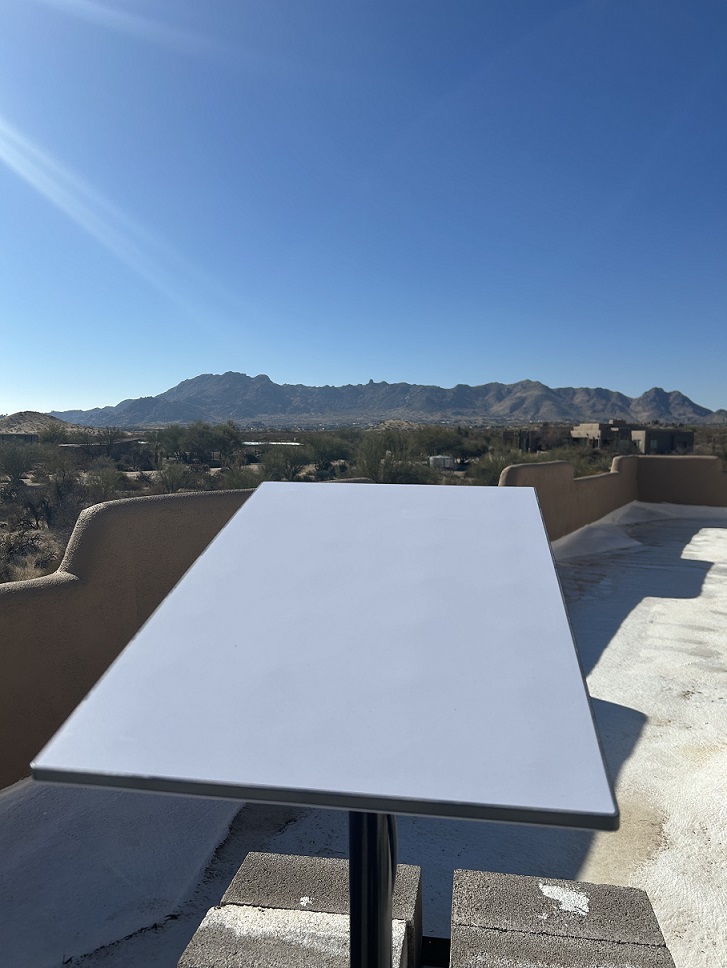 Starlink installation Scottsdale AZ flat non-penetrating rooftop mount