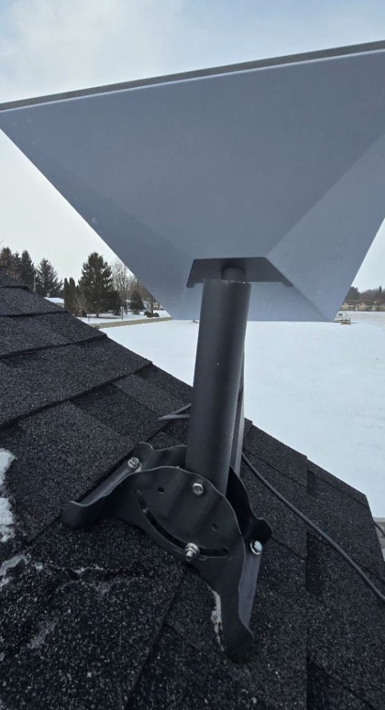 Starlink Installation Croswell Michigan Dish installed