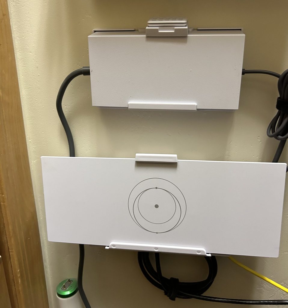 Starlink Installation Scottsdale Arizona Gen3 WiFi Mesh Router Configured and Mounted