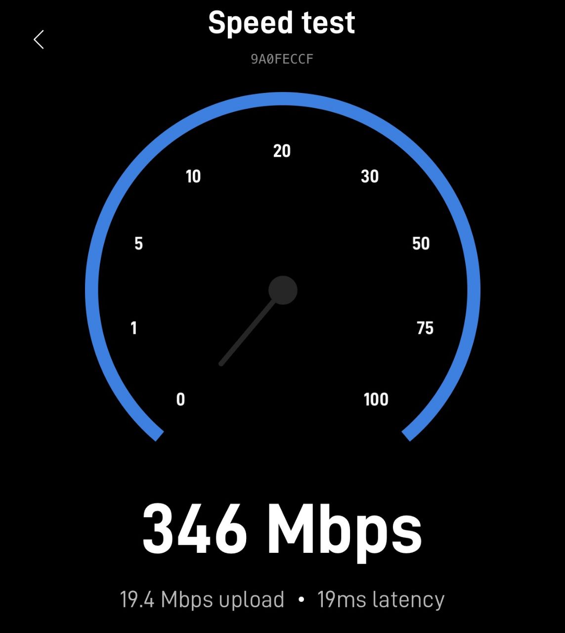 Starlink installation Haleiwa Hawaii Speed test