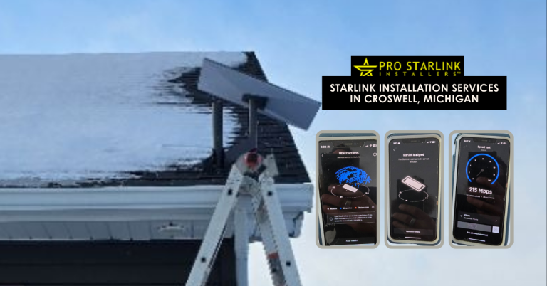 Starlink Installation Croswell Michigan