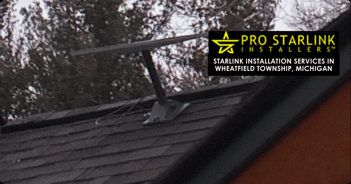 Starlink-Installation Wheatfield Township Michigan