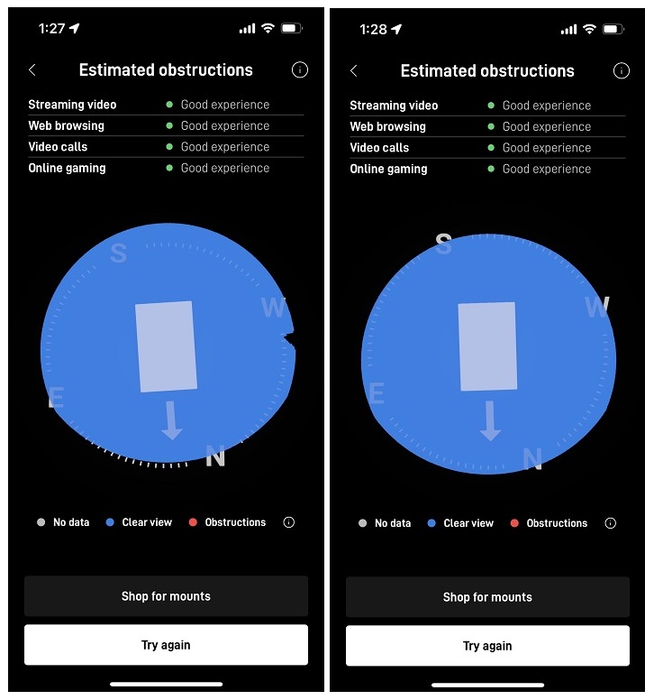 Starlink Business Installation Glendale AZ Obstructions Tests