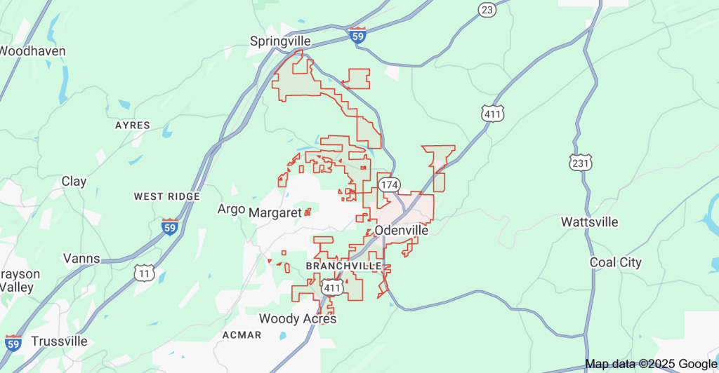 Starlink installation Odenville Alabama