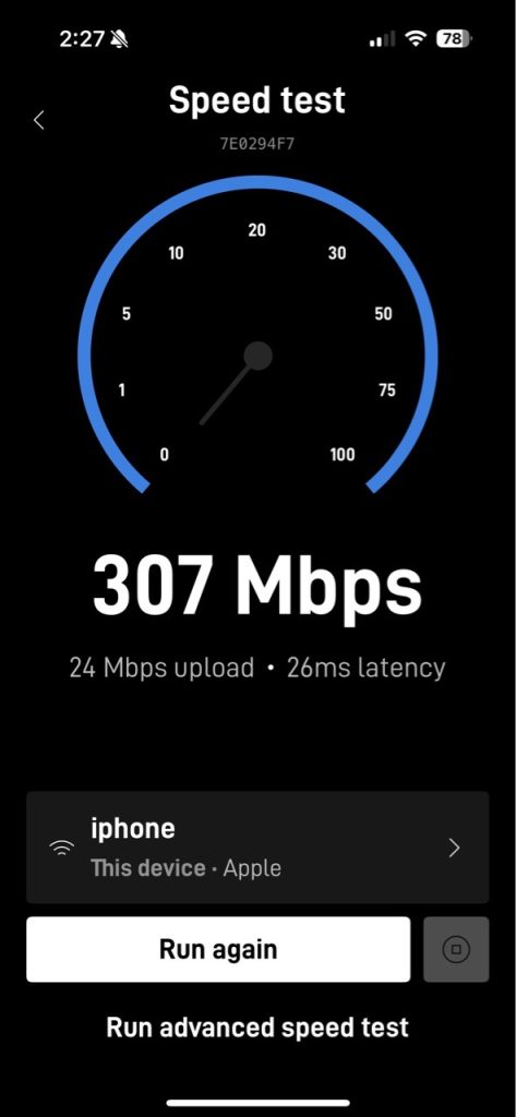 Starlink Speed Test