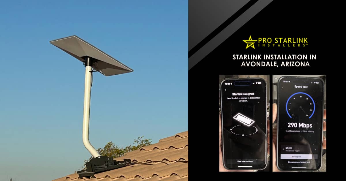 Starlink Installation Avondale Arizona