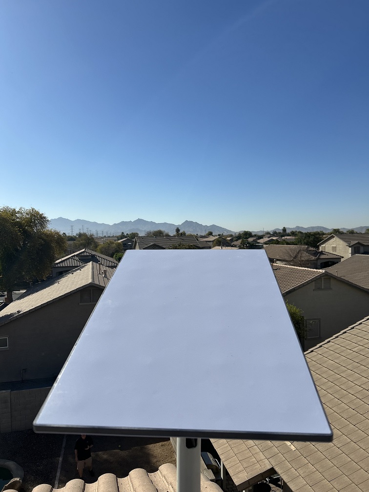 Starlink rooftop installation