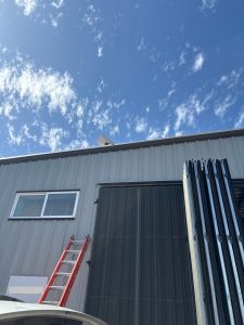 Starlink Installation Airplane Hanger