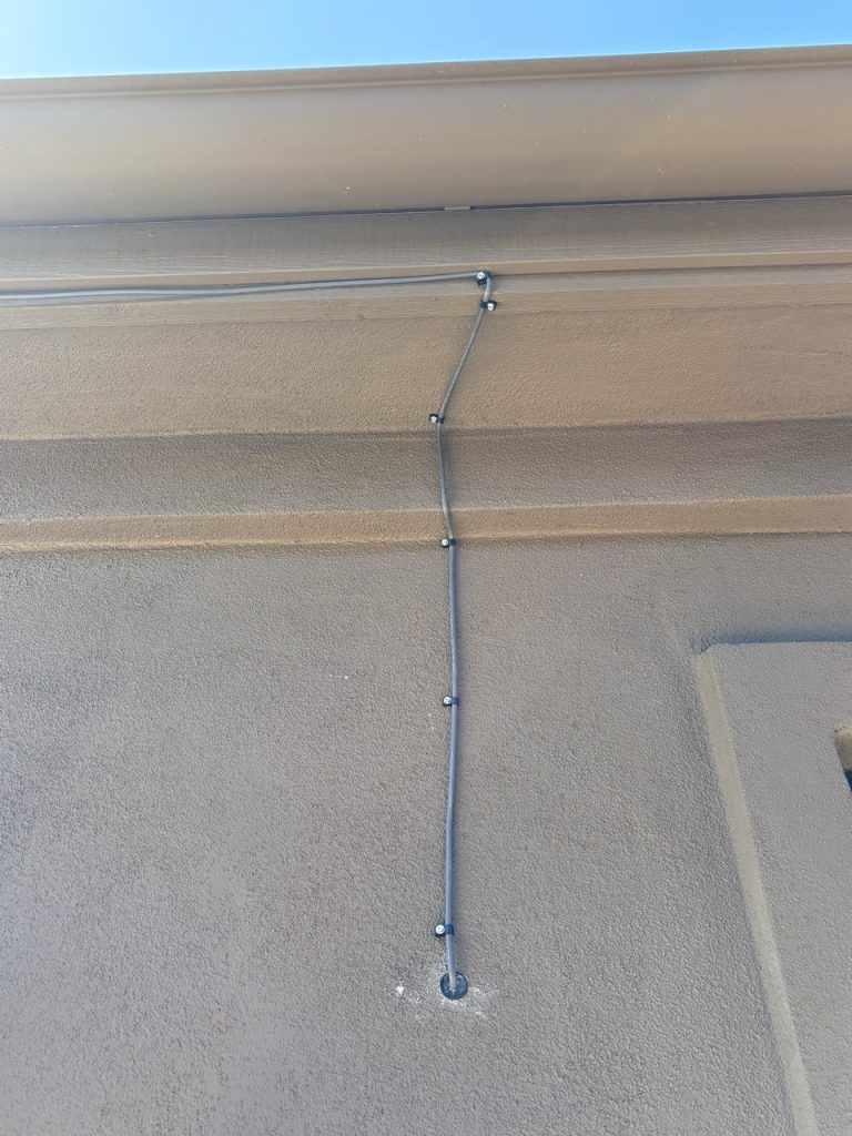 Starlink Installation Sun City AZ Cable Pass 