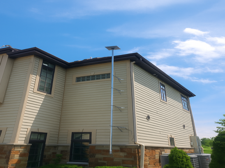Starlink Installation long pole mount