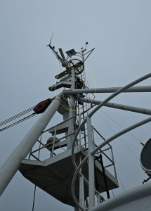 Starlink maritime installation dish mounted